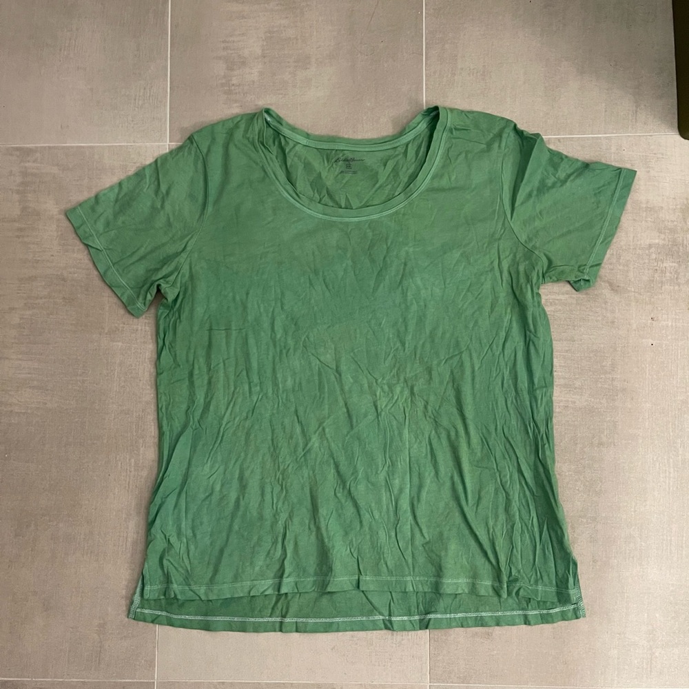 Eddie Bauer Green Short Sleeve Tee